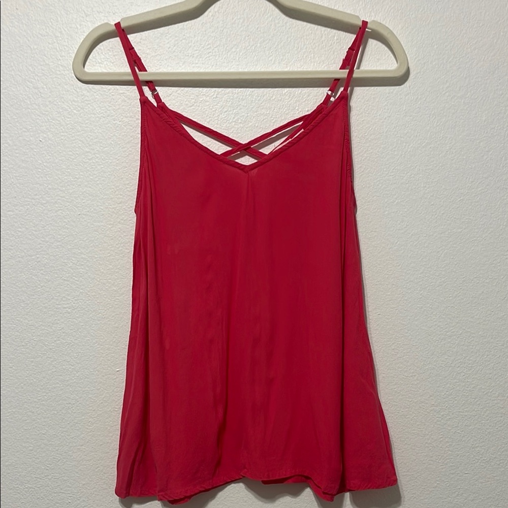 mi ami Dark Coral Camisole Size Medium PTP 18” EUC